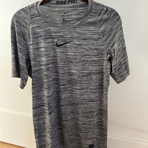 Nike Gray Short Sleeve Performance Tee